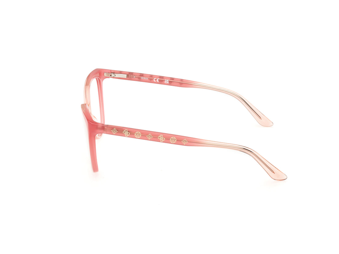 Brillen guess gu50114 074 rosa femenino größe 55mm - Detailansicht