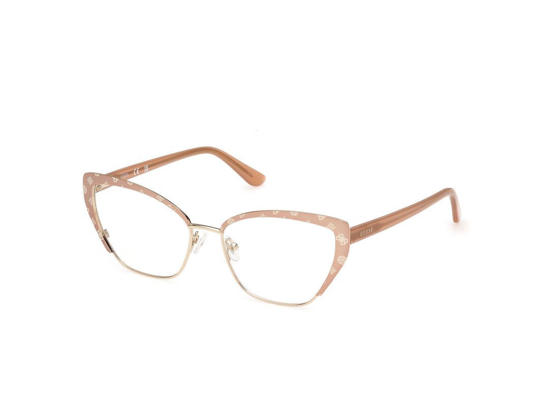 Brillen guess gu50122 059 beige femenino größe 54mm - Hauptansicht