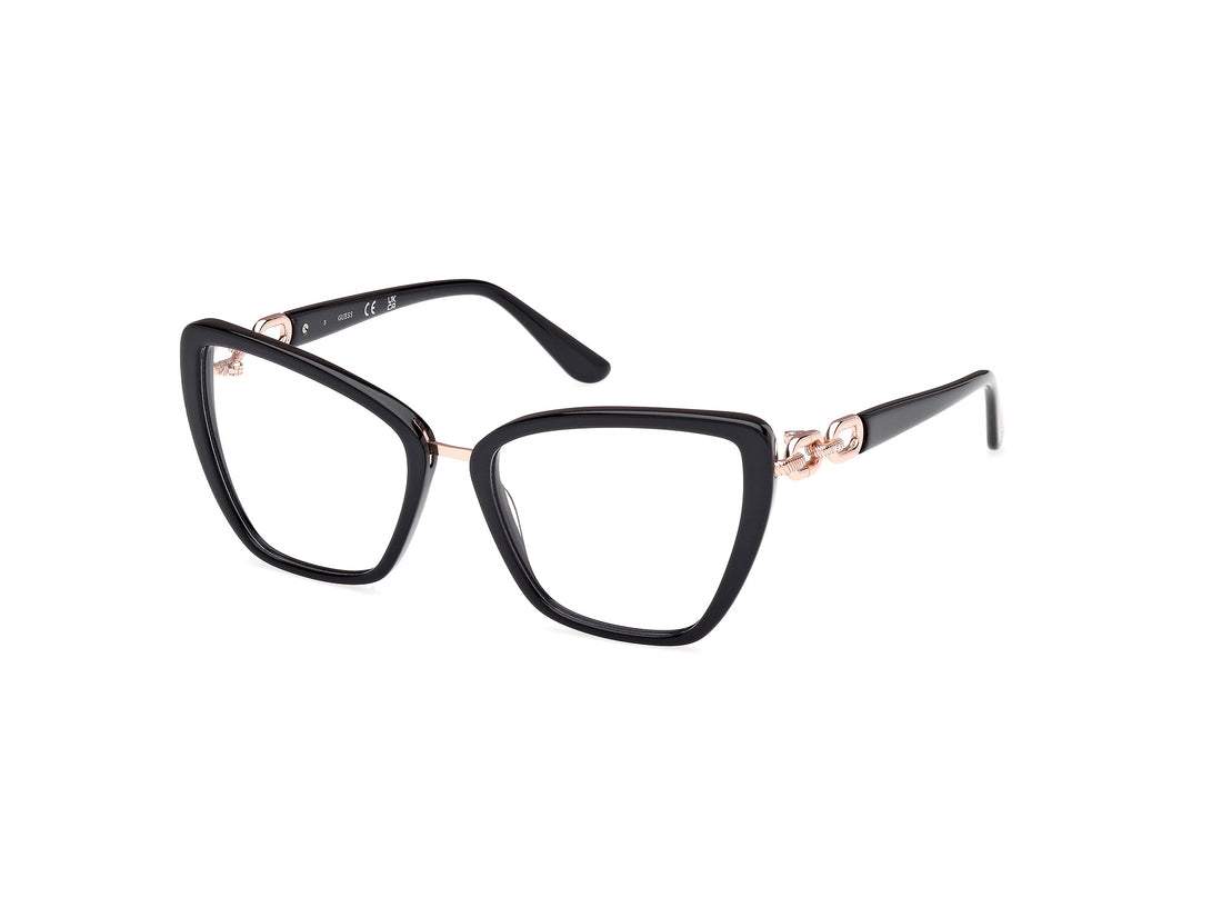 Occhiali da vista guess gu50180 001 unisex taglia 55mm - Vista principale