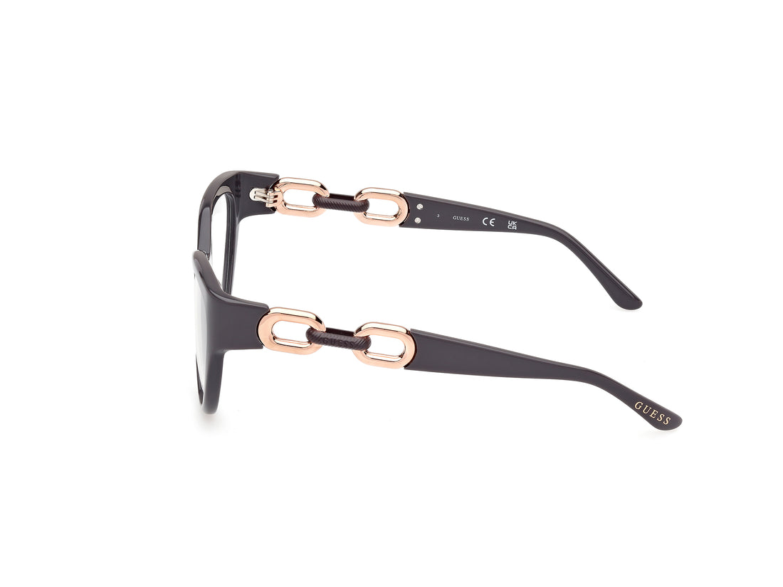 Occhiali da vista guess gu50182 020 cat eye femenino taglia 55mm - Vista dettagliata