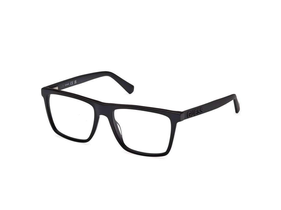 Occhiali da vista guess gu50186 001 rectangular masculino taglia 55mm - Vista principale