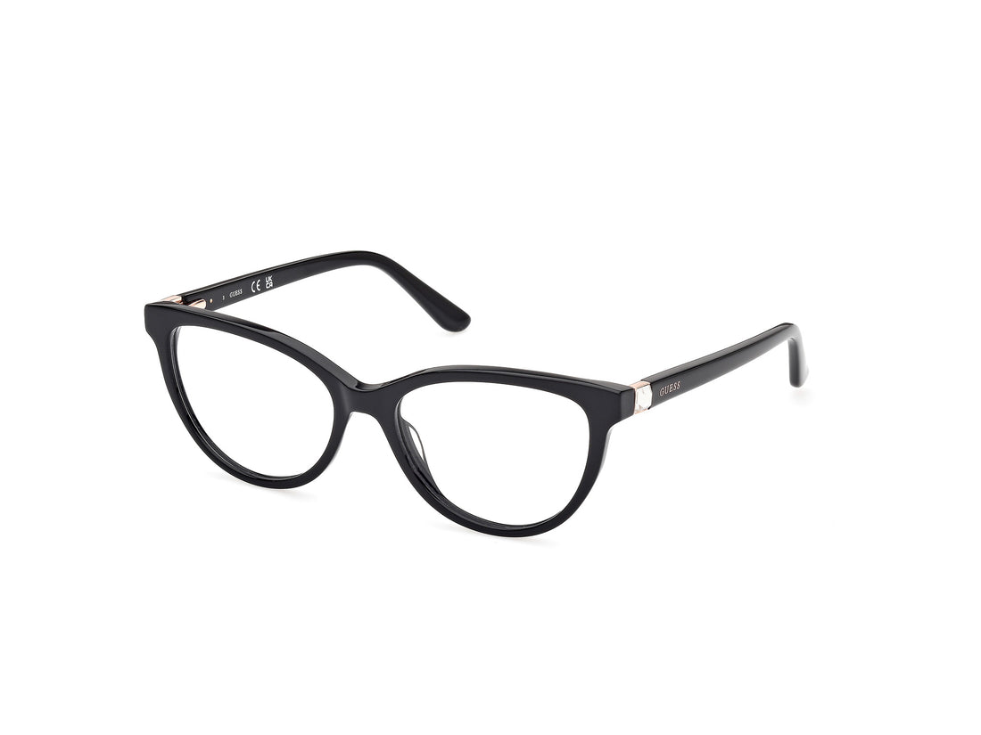 Brillen guess gu50195 001 negro cat eye femenino größe 53mm - Hauptansicht