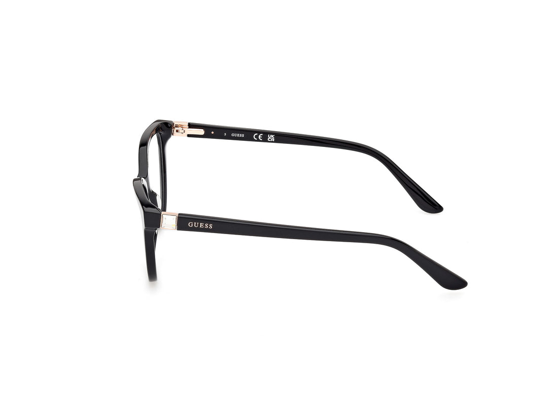 Brillen guess gu50195 001 negro cat eye femenino größe 53mm - Detailansicht