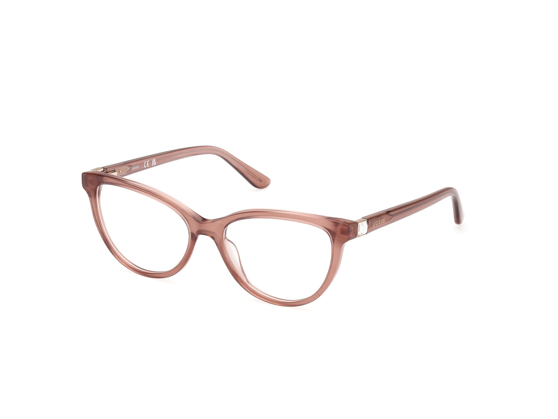 Brillen guess gu50195 059 beige cat eye femenino größe 53mm - Hauptansicht