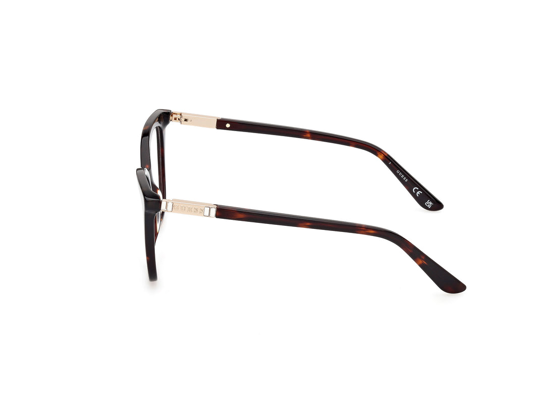 Brillen guess gu50197 052 havana square femenino größe 52mm - Detailansicht
