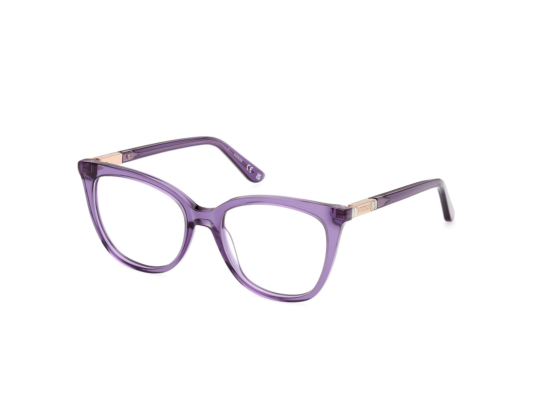 Brillen guess gu50197 081 morado square femenino größe 52mm - Hauptansicht