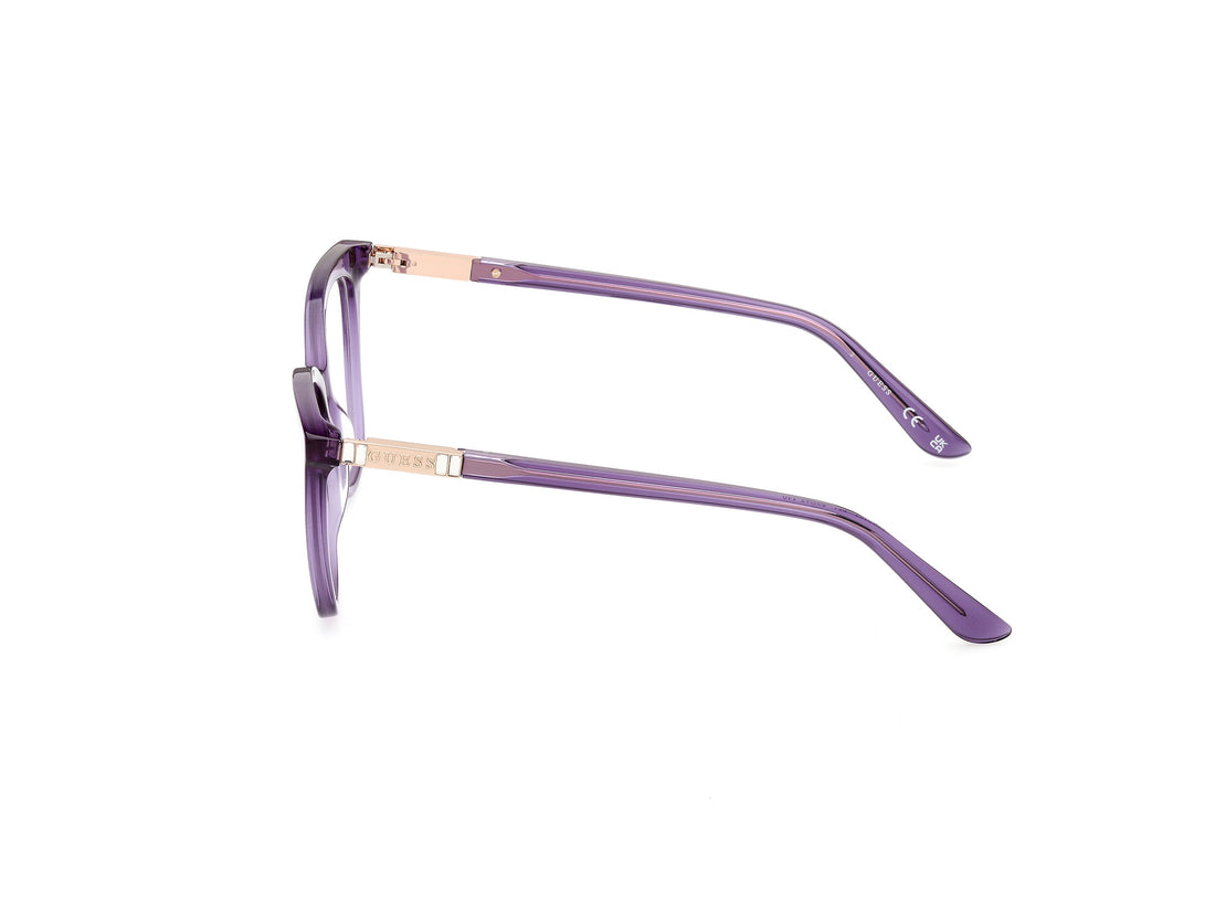 Brillen guess gu50197 081 morado square femenino größe 52mm - Detailansicht