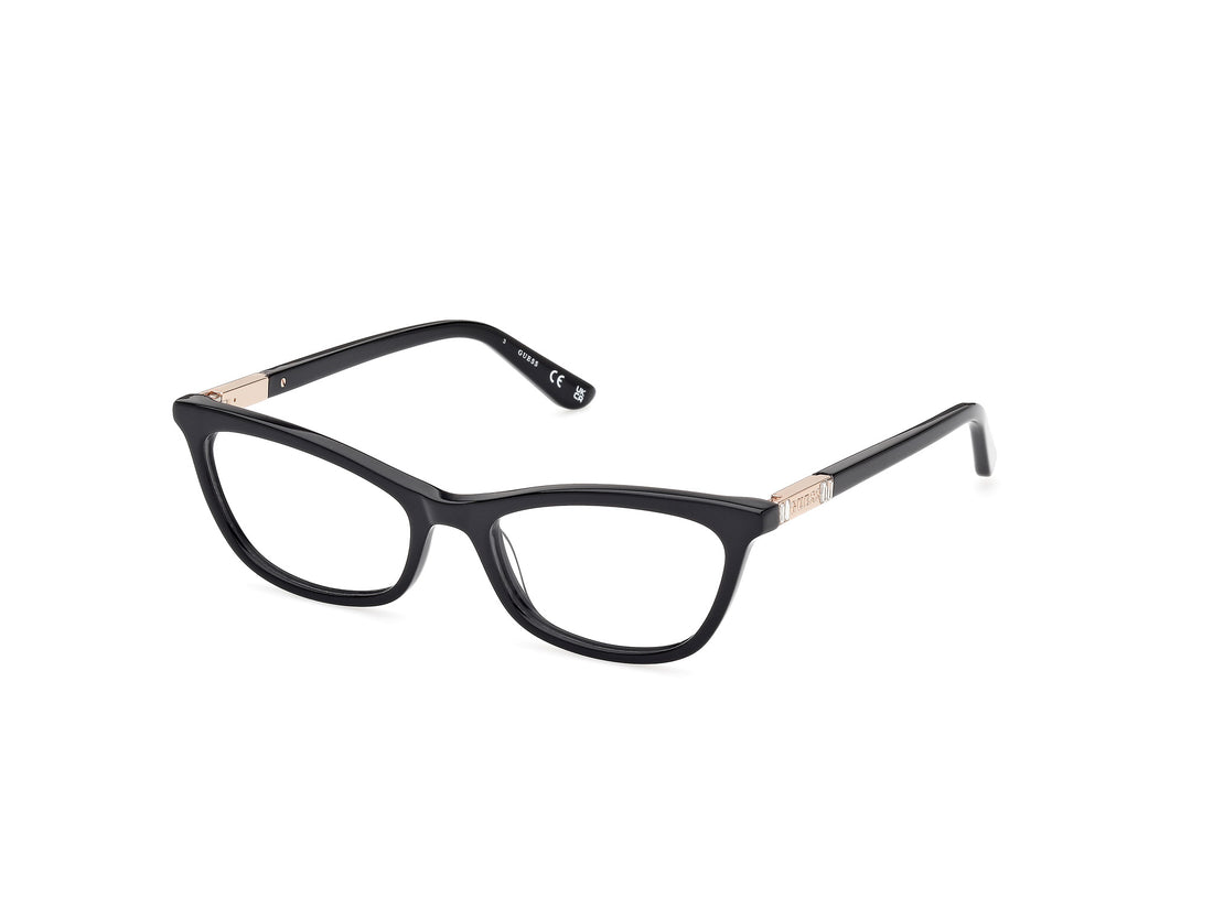 Brillen guess gu50198 001 negro rectangular femenino größe 52mm - Hauptansicht
