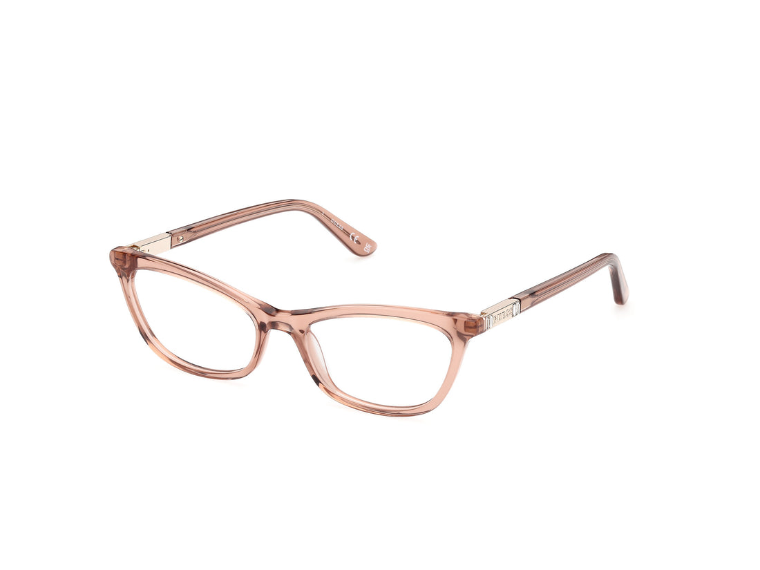 Brillen guess gu50198 057 beige rectangular femenino größe 52mm - Hauptansicht
