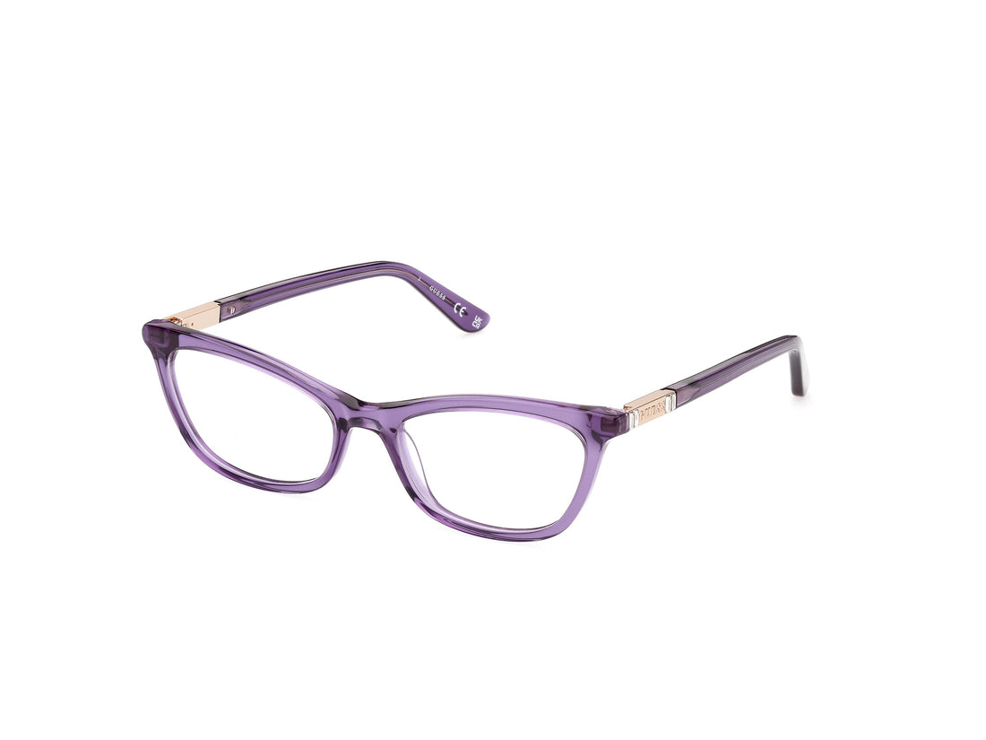 Brillen guess gu50198 081 morado rectangular femenino größe 52mm - Hauptansicht
