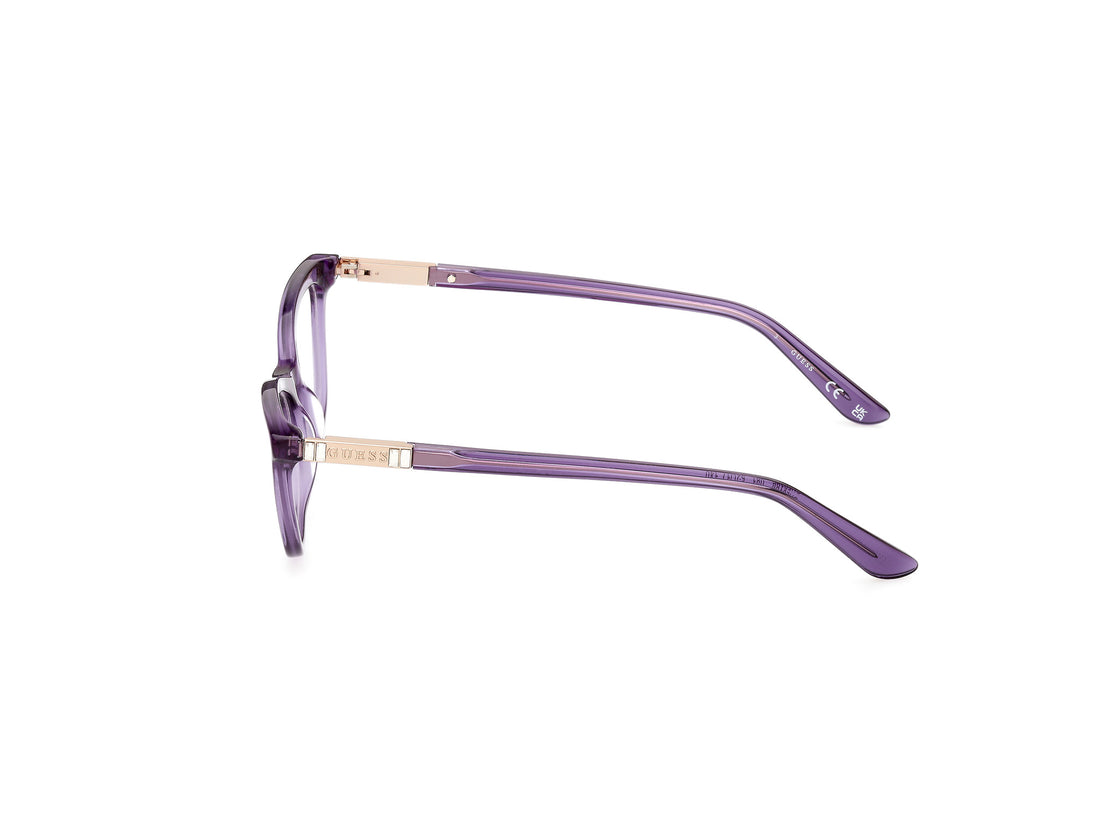 Brillen guess gu50198 081 morado rectangular femenino größe 52mm - Detailansicht