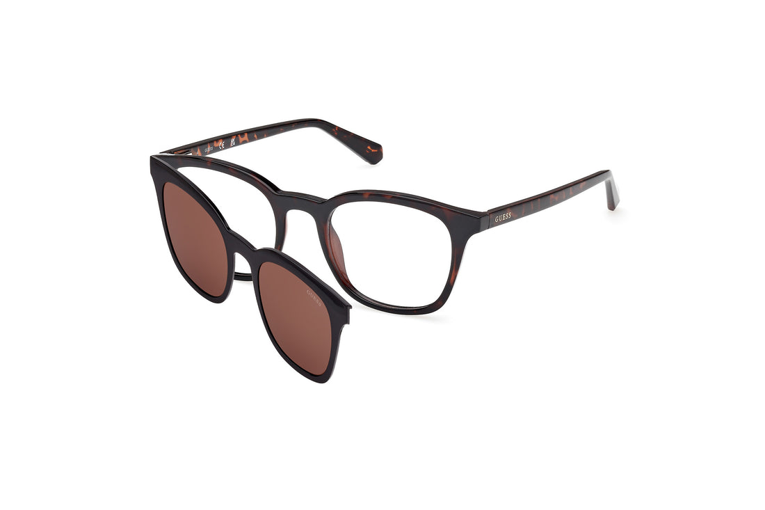 Brillen guess gu50220 052 havana square masculino größe 50mm - Hauptansicht