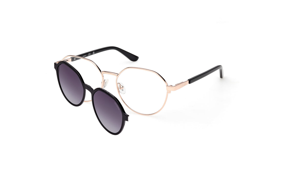 Brillen guess gu50221 028 dorado geometric femenino größe 54mm - Hauptansicht