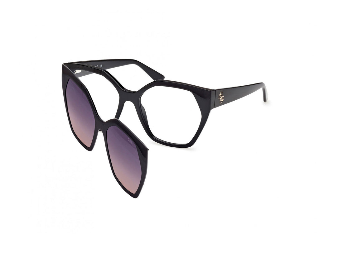 Brillen guess gu50222 001 negro geometric femenino größe 56mm - Hauptansicht