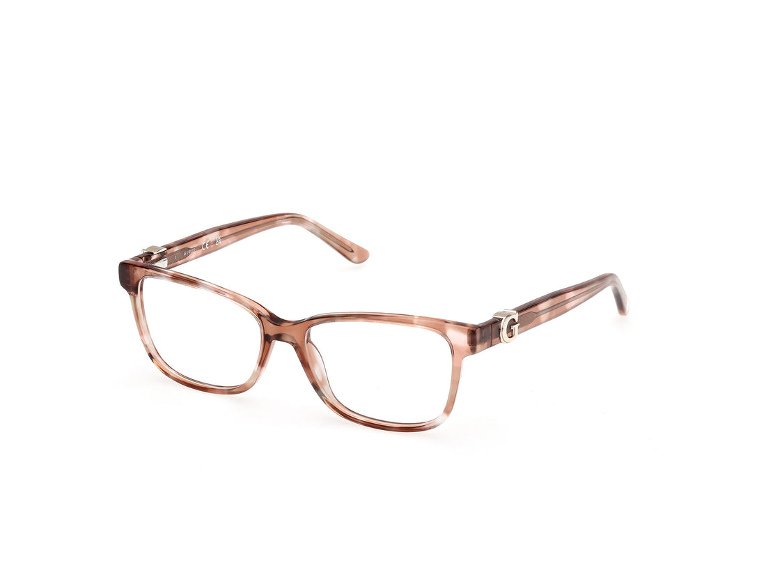 Brillen guess gu50227 059 beige rectangular femenino größe 52mm - Hauptansicht