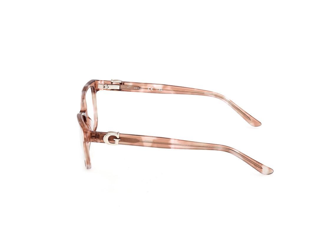 Brillen guess gu50227 059 beige rectangular femenino größe 52mm - Detailansicht