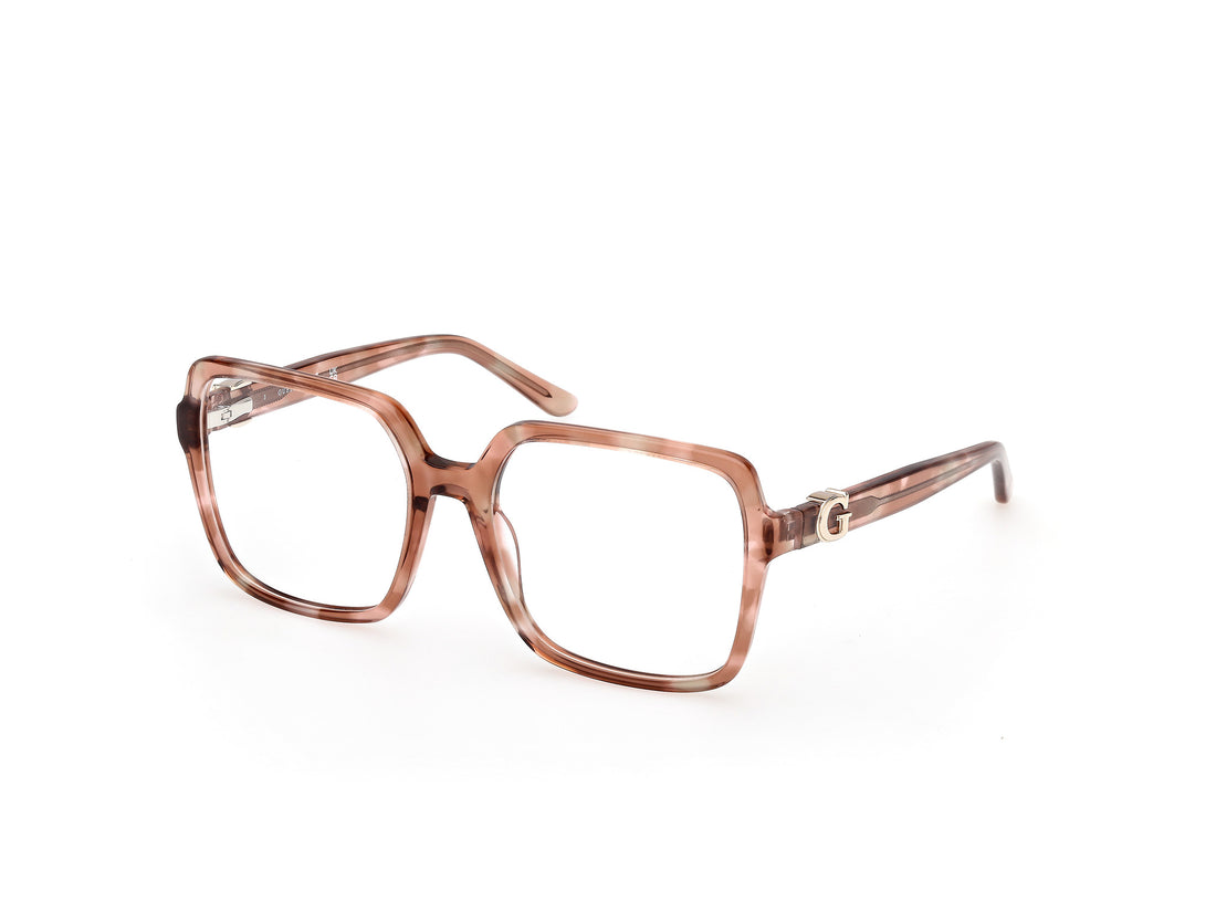Occhiali da vista guess gu50228 059 beige square femenino taglia 56mm - Vista principale
