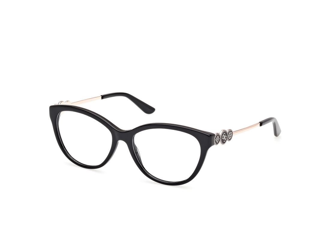 Brillen guess gu50230 001 negro cat eye femenino größe 55mm - Hauptansicht