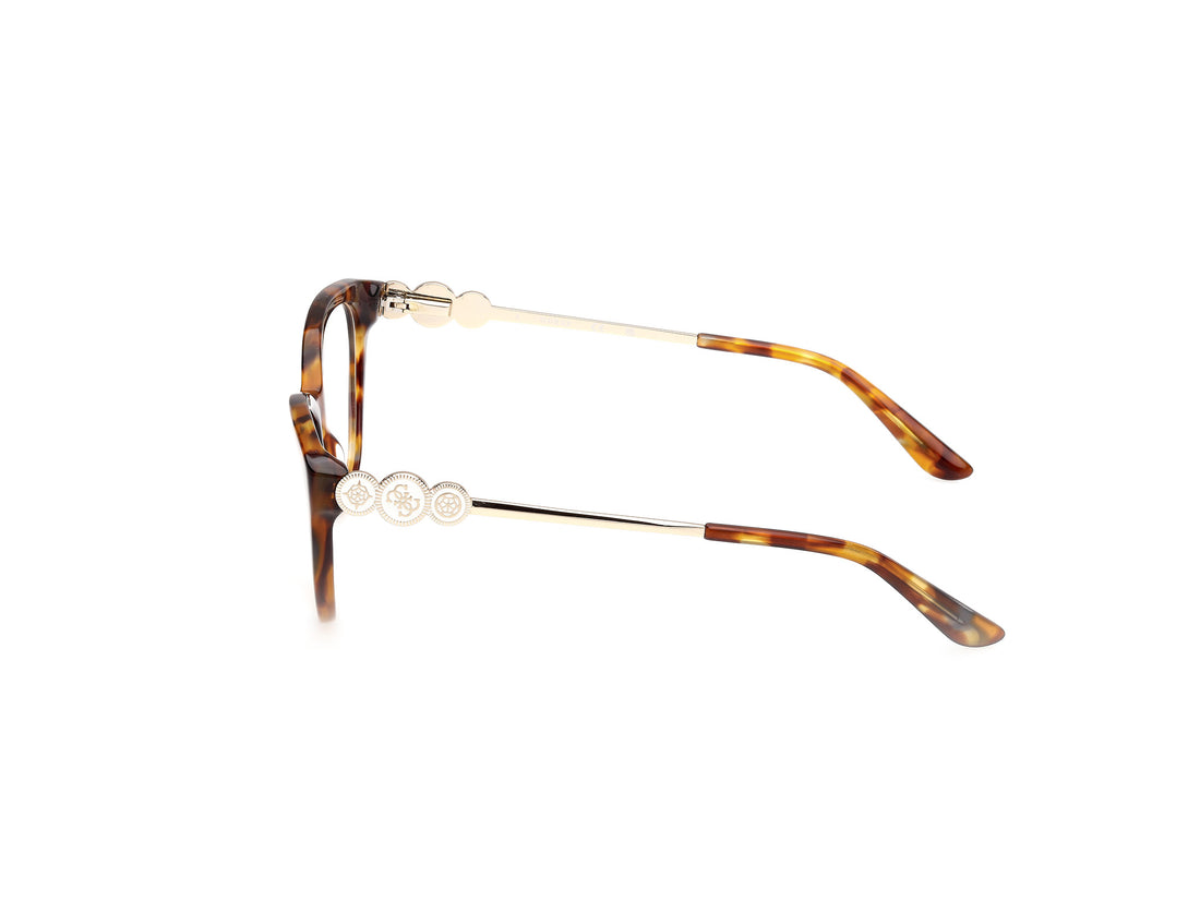 Brillen guess gu50230 053 havana cat eye femenino größe 53mm - Detailansicht