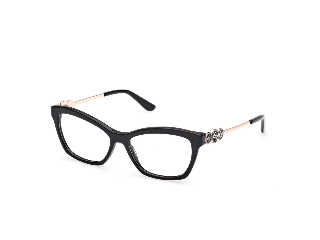 Brillen guess gu50231 001 negro rectangular femenino größe 55mm - Hauptansicht