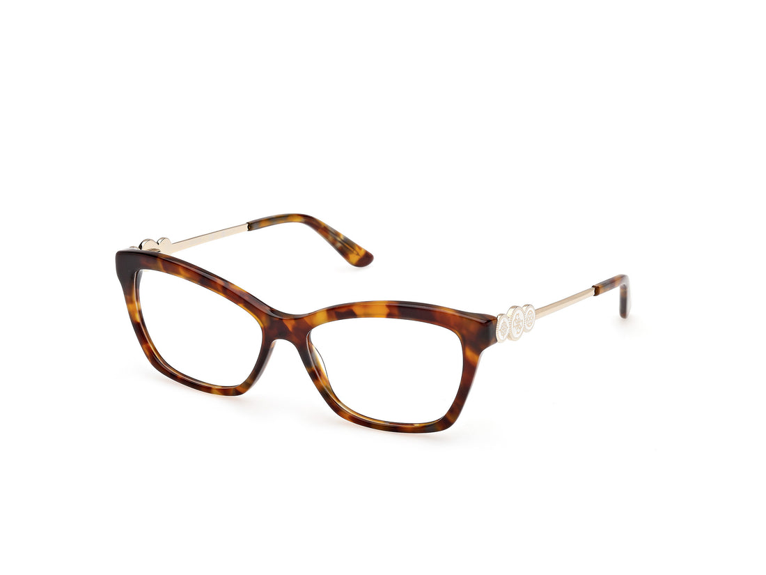 Brillen guess gu50231 053 havana rectangular femenino größe 53mm - Hauptansicht
