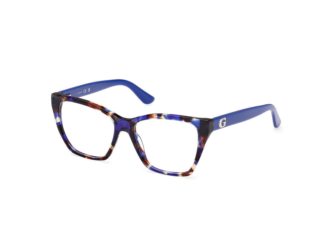 Occhiali da vista guess gu50235 092 azul square femenino taglia 52mm - Vista principale