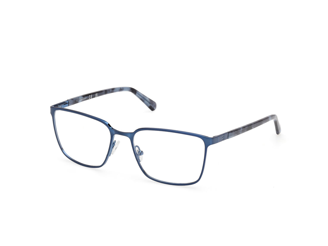 Brillen guess gu50243 091 azul square masculino größe 56mm - Hauptansicht