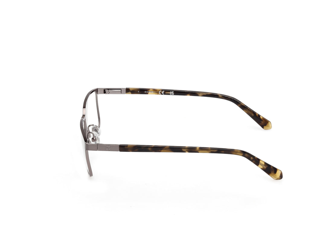 Brillen guess gu50244 009 plateado rectangular masculino größe 55mm - Detailansicht