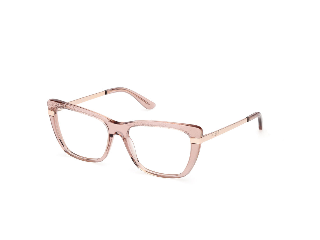 Brillen guess gu50246 057 beige rectangular femenino größe 54mm - Hauptansicht