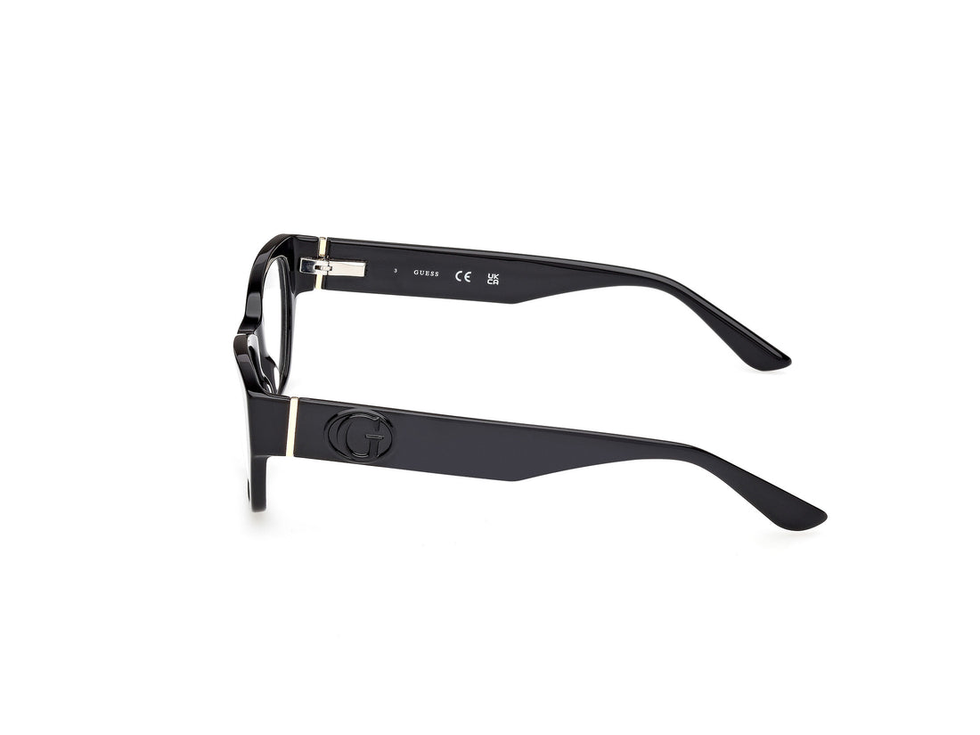 Brillen guess gu50304 001 negro rectangular femenino größe 50mm - Detailansicht