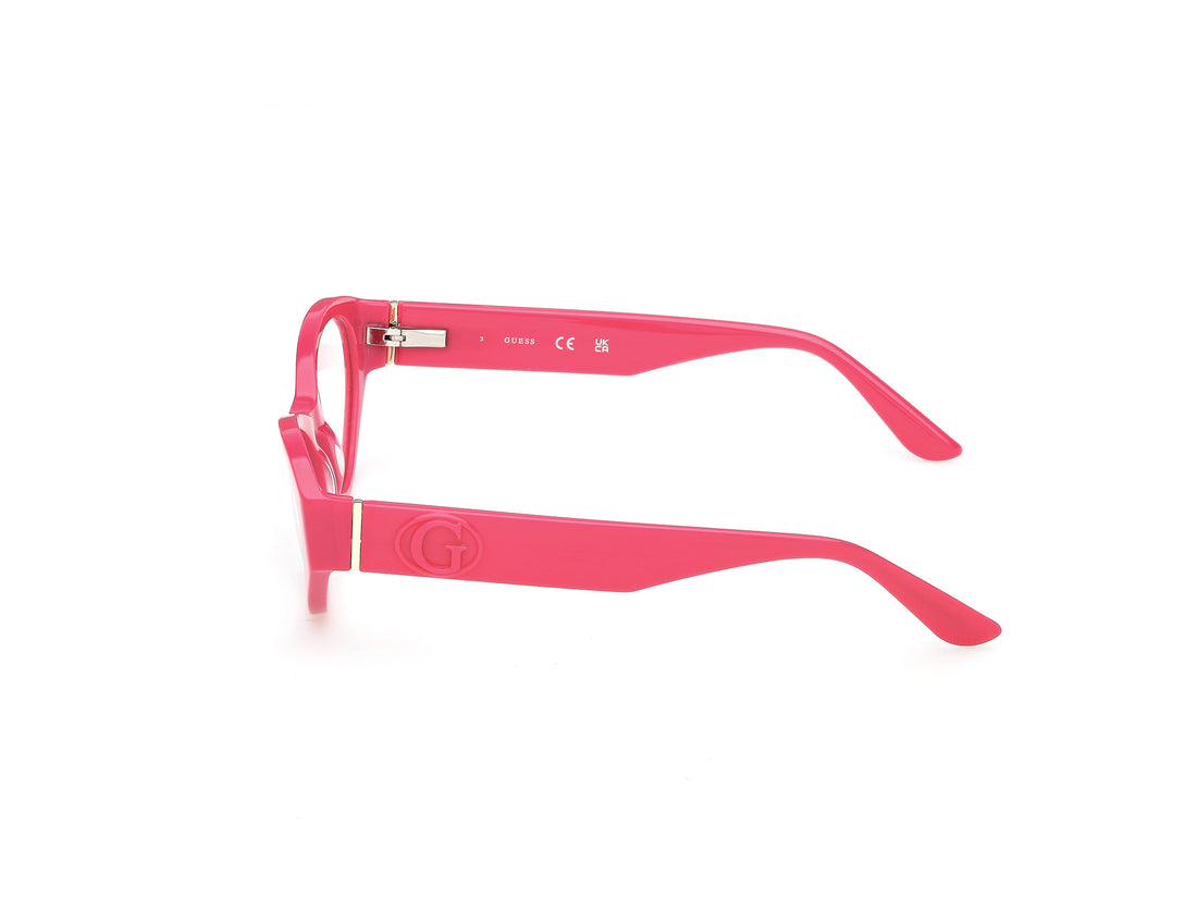 Brillen guess gu50305 072 rosa cat eye femenino größe 52mm - Detailansicht