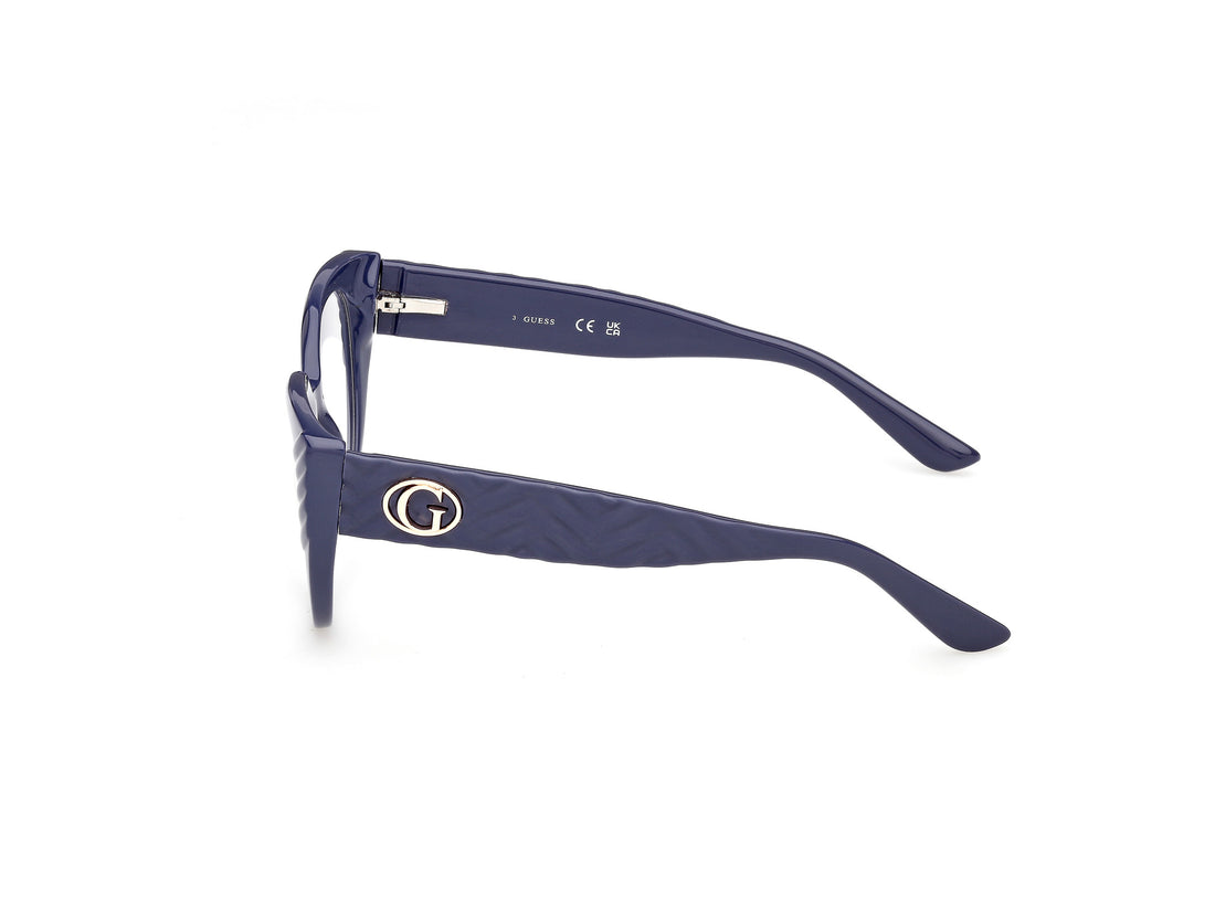 Brillen guess gu50306 090 azul cat eye femenino größe 51mm - Detailansicht