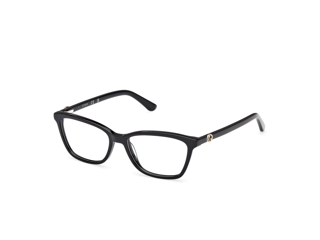 Gafas graduadas guess gu50310 001 negro rectangular femenino talla 50mm - Vista principal