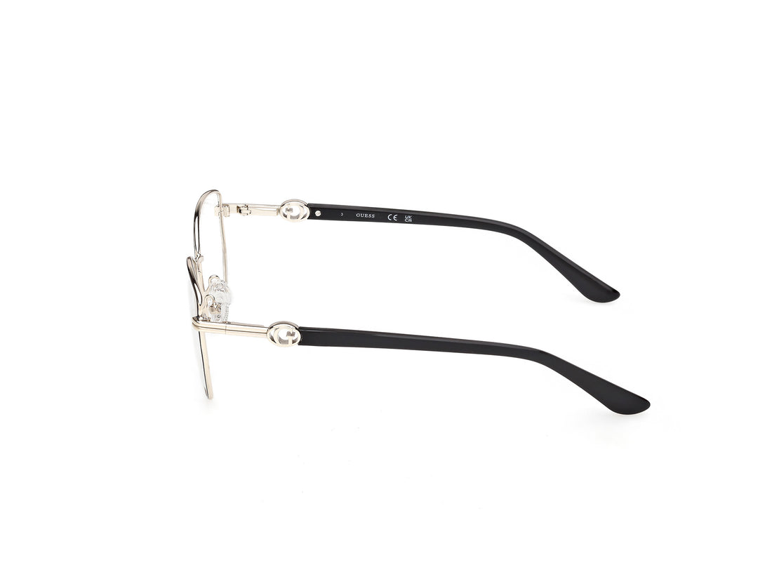 Gafas graduadas guess gu50312 001 negro geometric femenino talla 54mm - Vista de detalle