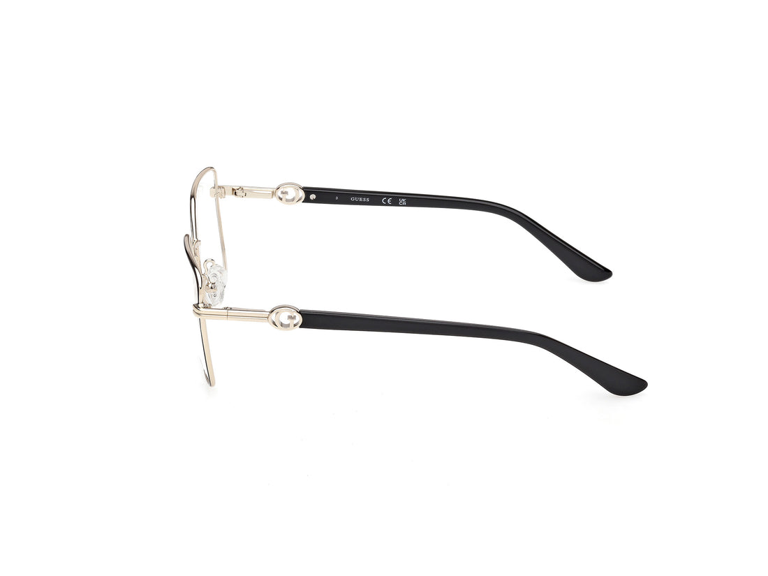 Gafas graduadas guess gu50313 001 negro square femenino talla 53mm - Vista de detalle