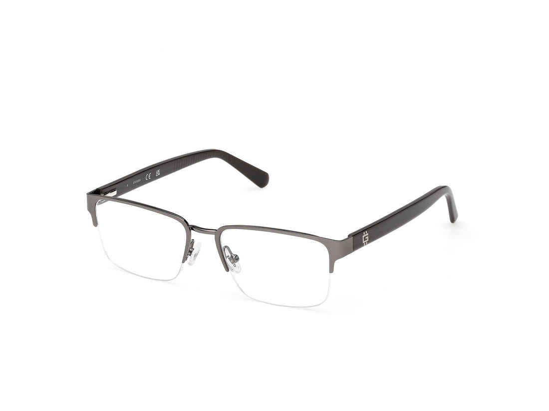 Occhiali da vista guess gu50326 009 plateado rectangular masculino taglia 53mm - Vista principale