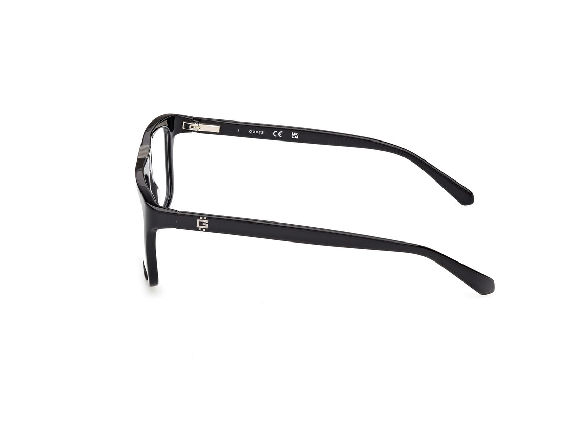 Occhiali da vista guess gu50328 001 negro square masculino taglia 55mm - Vista dettagliata