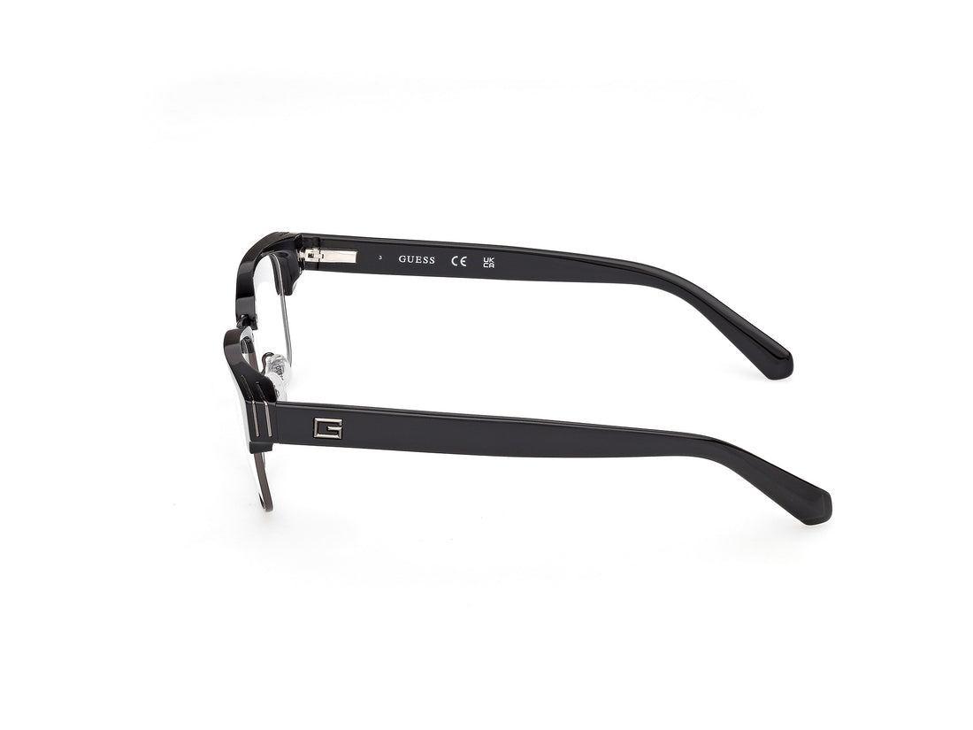 Occhiali da vista guess gu50330 001 negro browline masculino taglia 55mm - Vista dettagliata