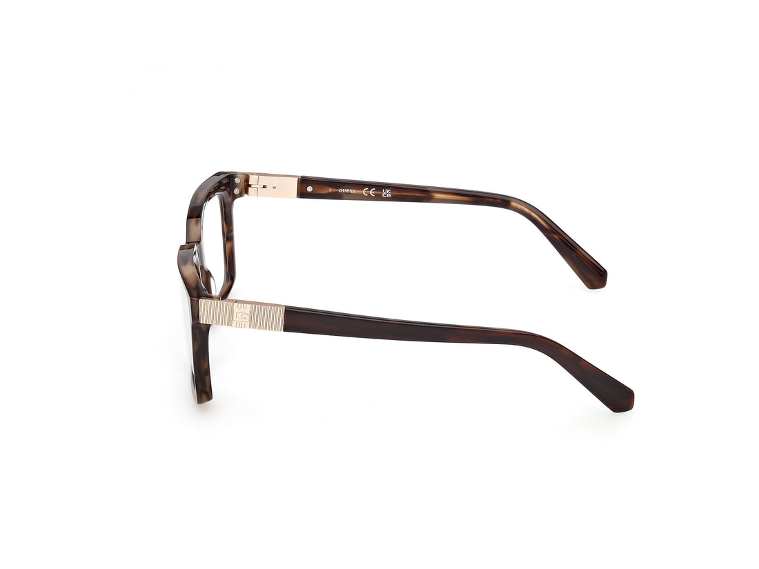 Occhiali da vista guess gu50331 050 marron rectangular masculino taglia 52mm - Vista dettagliata