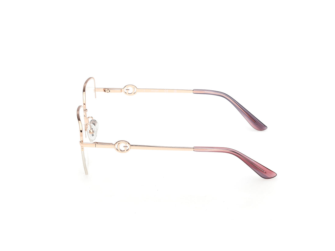 Occhiali da vista guess gu50347 028 dorado square femenino taglia 53mm - Vista dettagliata