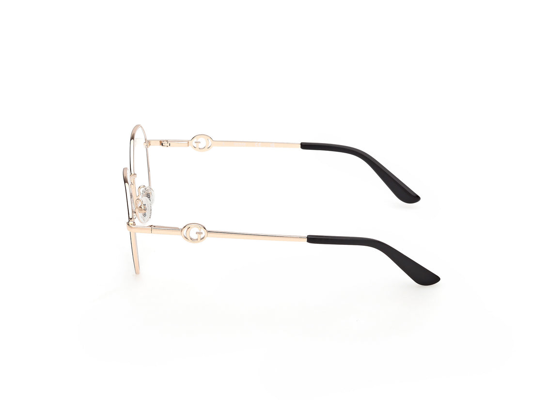 Occhiali da vista guess gu50348 005 negro round femenino taglia 53mm - Vista dettagliata