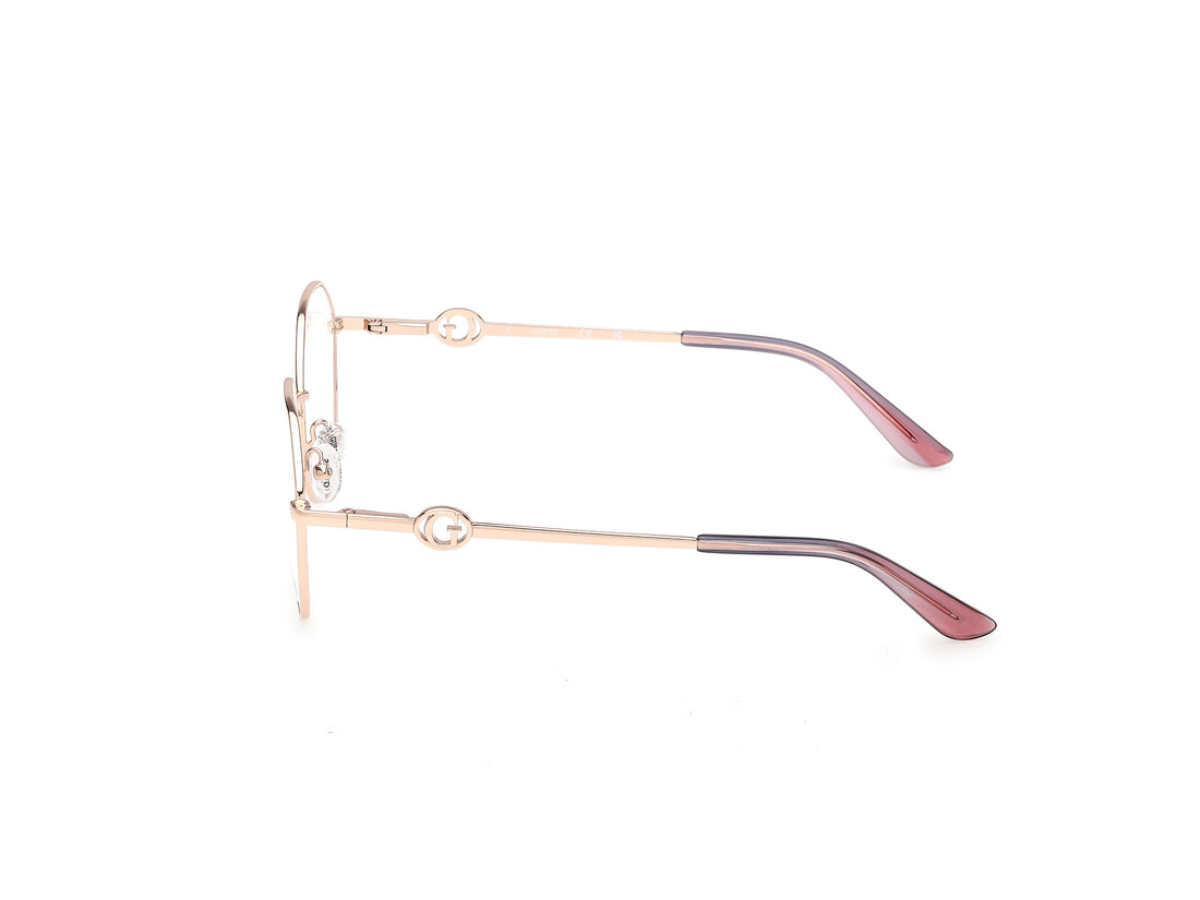 Occhiali da vista guess gu50348 028 dorado round femenino taglia 53mm - Vista dettagliata