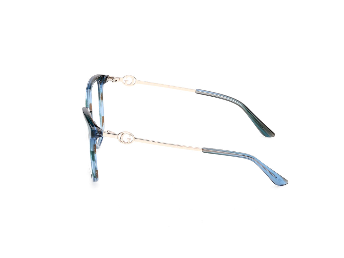 Occhiali da vista guess gu50350 092 azul square femenino taglia 56mm - Vista dettagliata