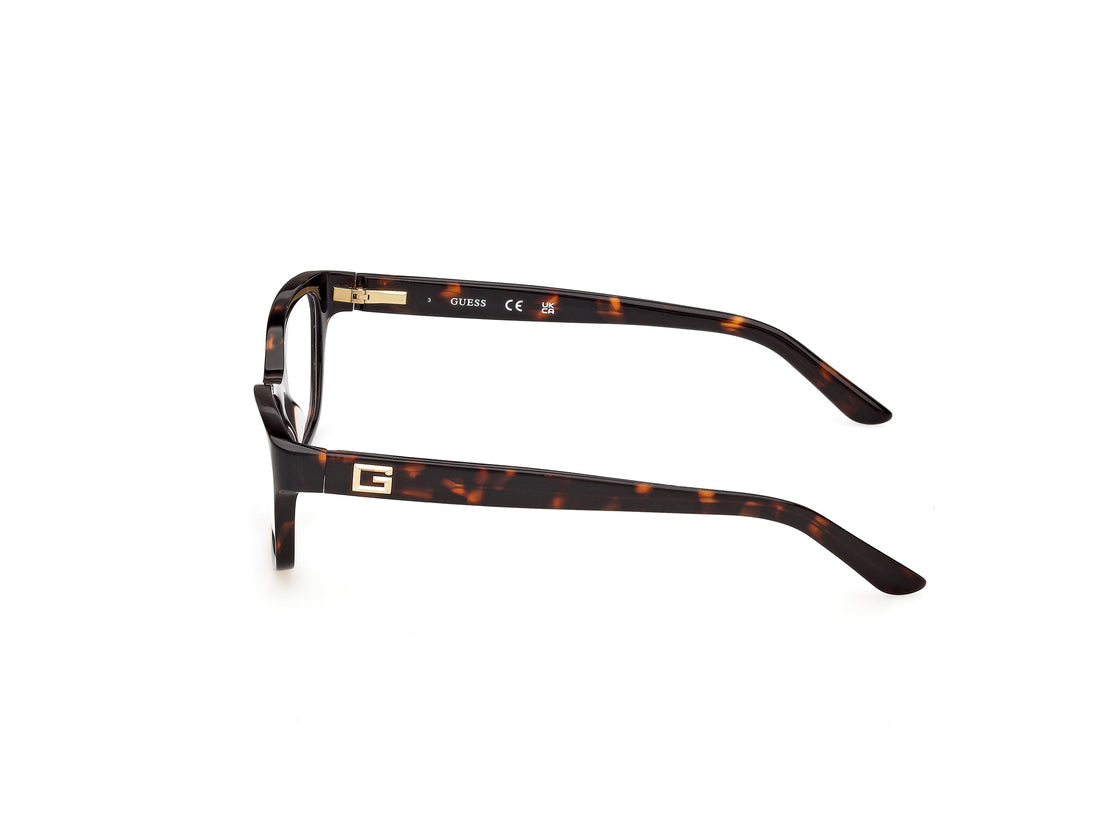 Brillen guess gu50353 052 havana rectangular femenino größe 51mm - Detailansicht