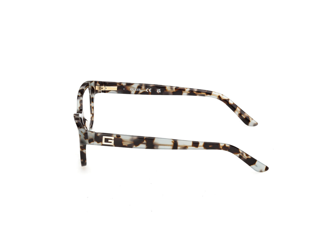 Brillen guess gu50353 086 azul rectangular femenino größe 51mm - Detailansicht