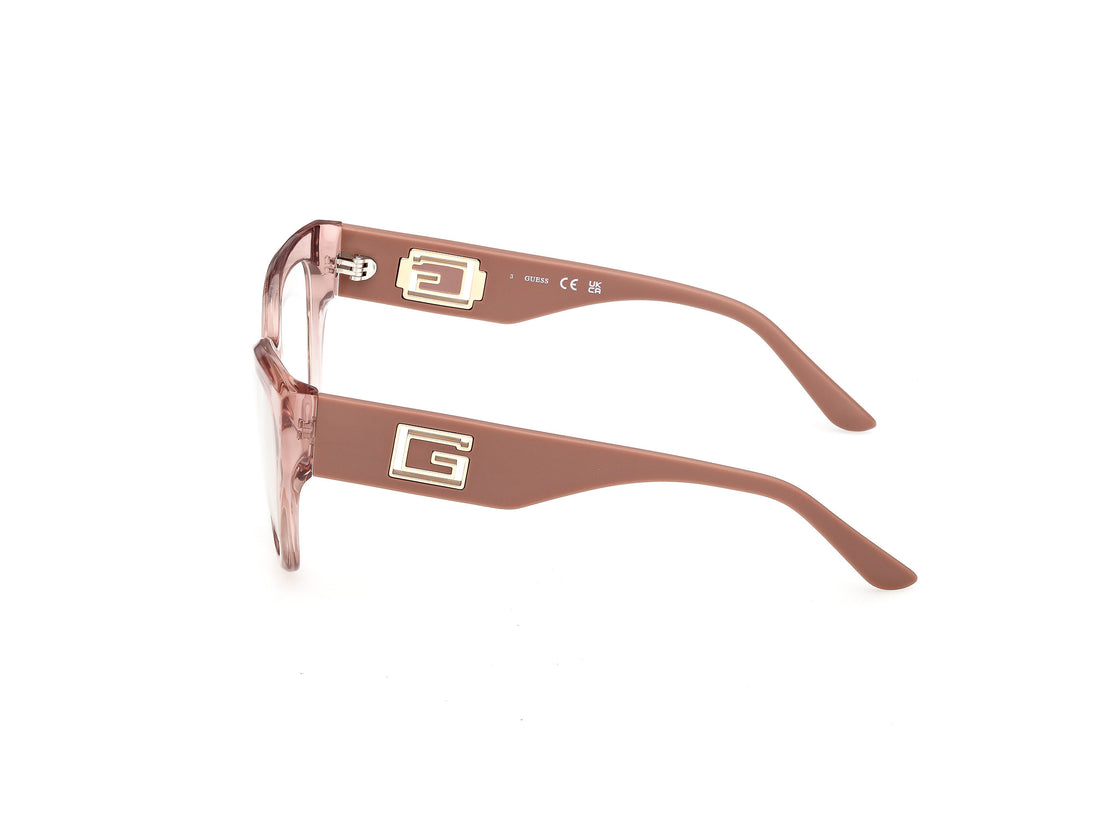Gafas graduadas guess gu50356 072 rosa square femenino talla 52mm - Vista de detalle