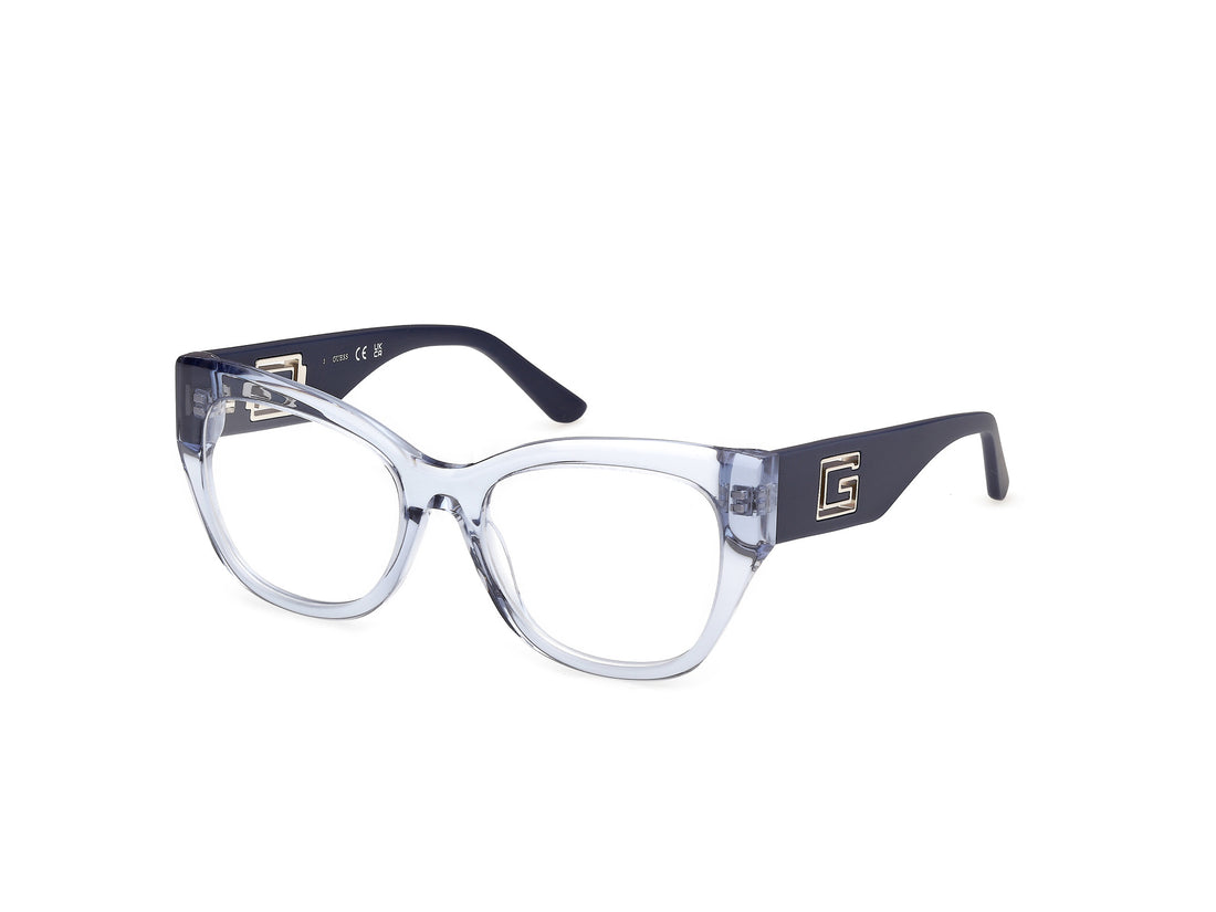 Occhiali da vista guess gu50356 084 azul square femenino taglia 52mm - Vista principale