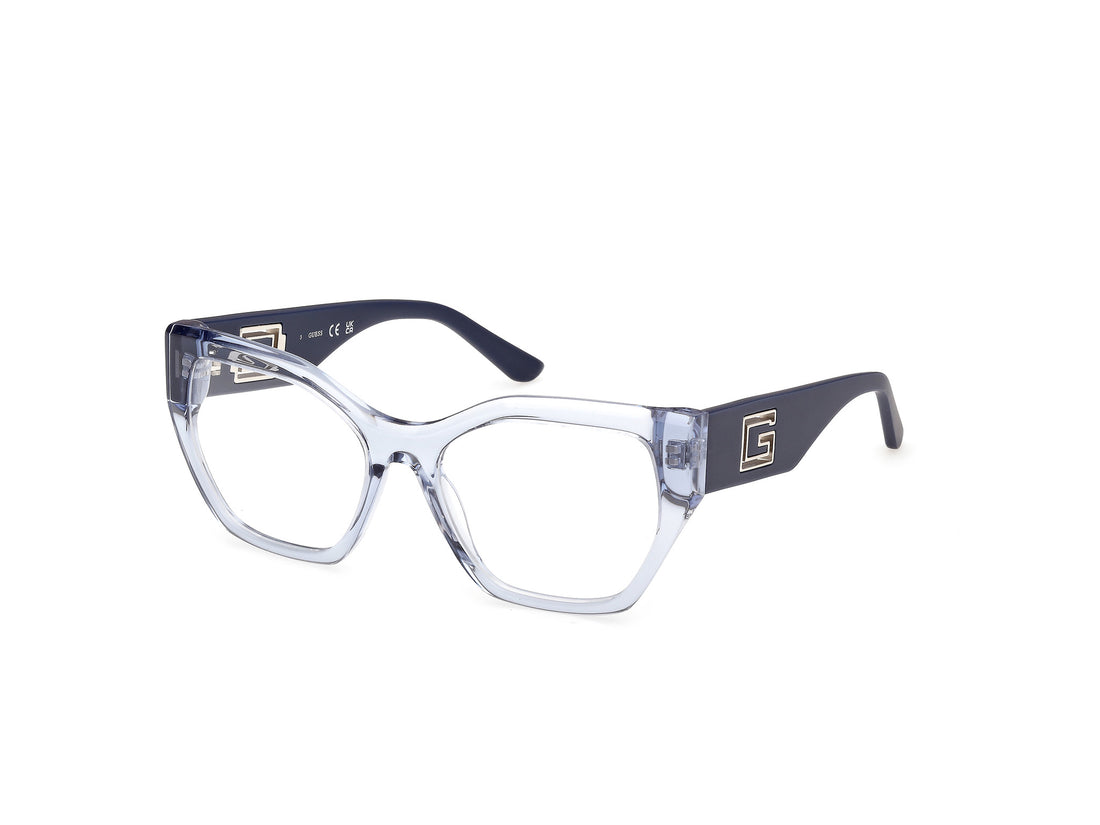 Gafas graduadas guess gu50357 084 azul geometric femenino talla 53mm - Vista principal
