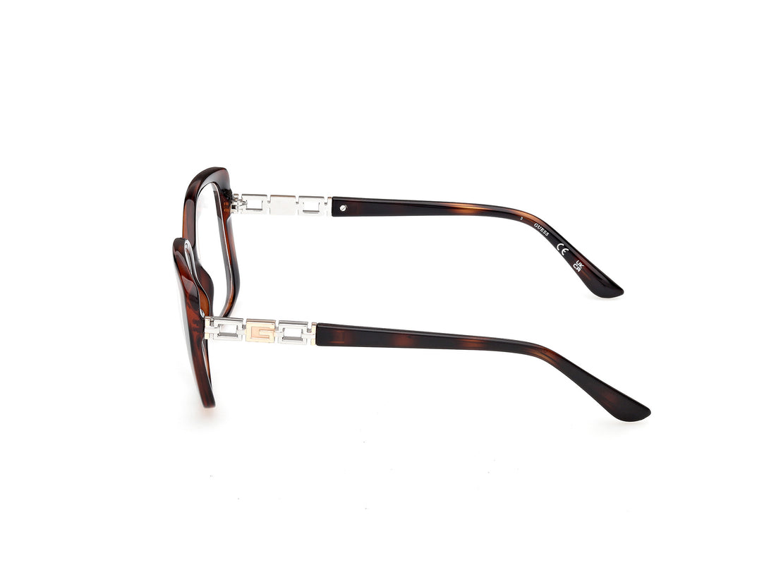 Occhiali da vista guess gu50359 052 havana butterfly femenino taglia 52mm - Vista dettagliata