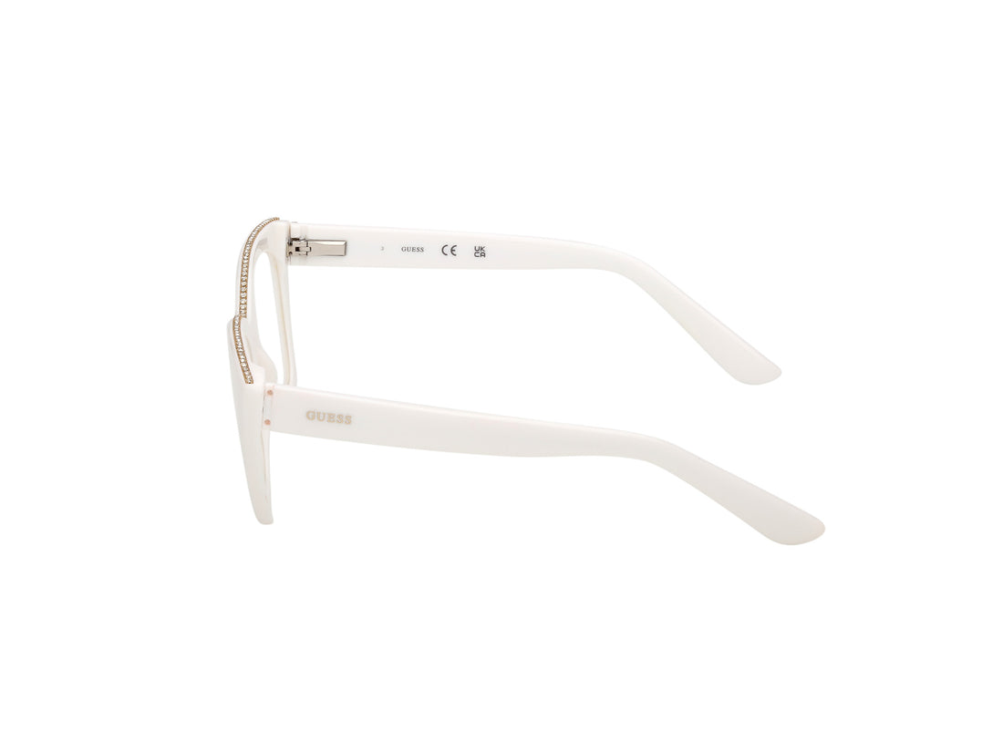 Gafas graduadas guess gu50361 021 blanco square femenino talla 50mm - Vista de detalle